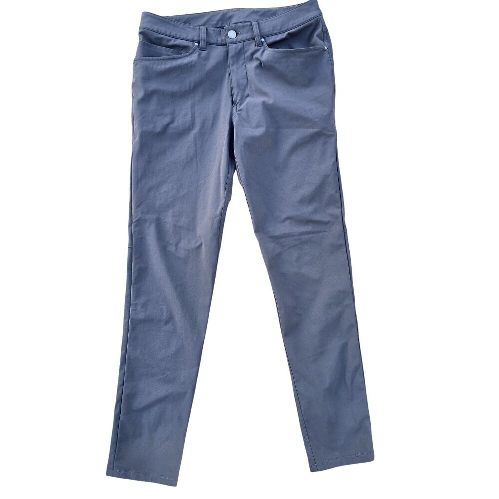 Lululemon Pant Slim Fit Navy Mens 30x32 Recycled Polyester Stretch